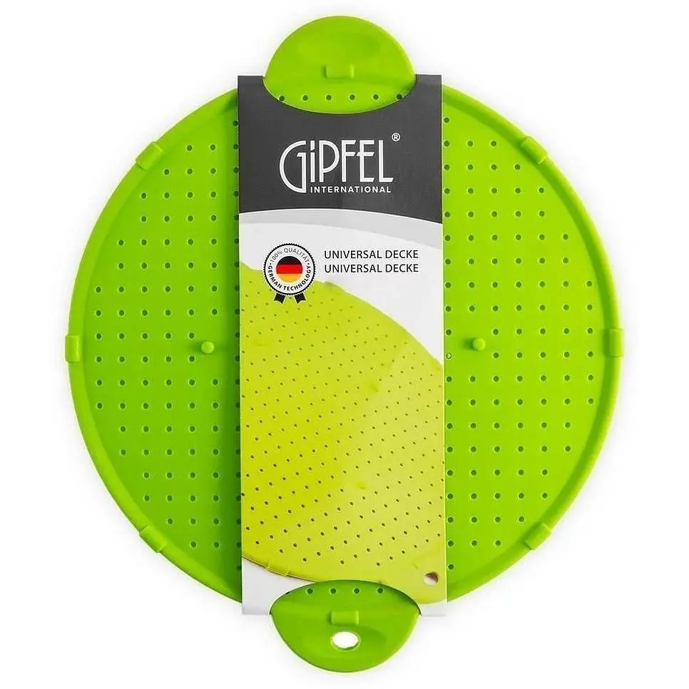 Кришка багатофункціональна Gipfel силіконова 35 см зелена (2639) - фото 2