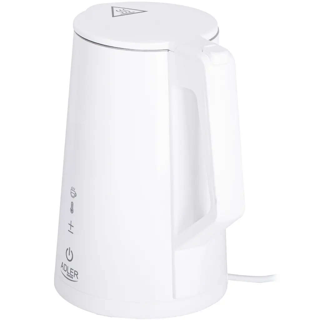 Електрочайник Adler AD 1345 white 1850-2200Вт/1.7л/STRIX/встановлення температури/(AD1345W) - фото 9
