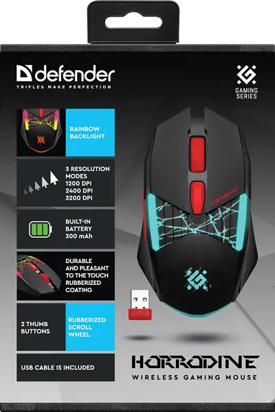 Мышь Defender Horrodine GM-237 (52237) - фото 7