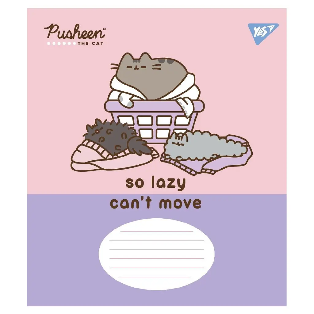 Набір зошитів Yes Pusheen The Cat А5, 18 аркушів 25 шт. (767616) - фото 2