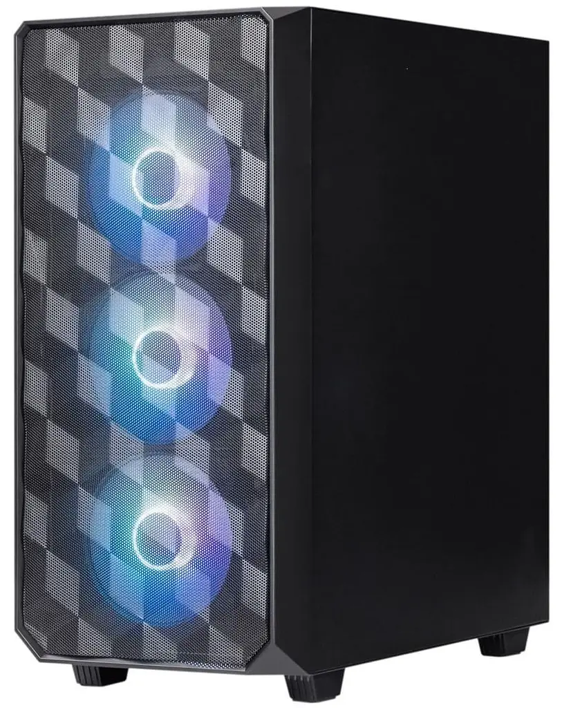 Корпус ProLogix E120 Tempered GlassMesh Black (E120 Black) - фото 4
