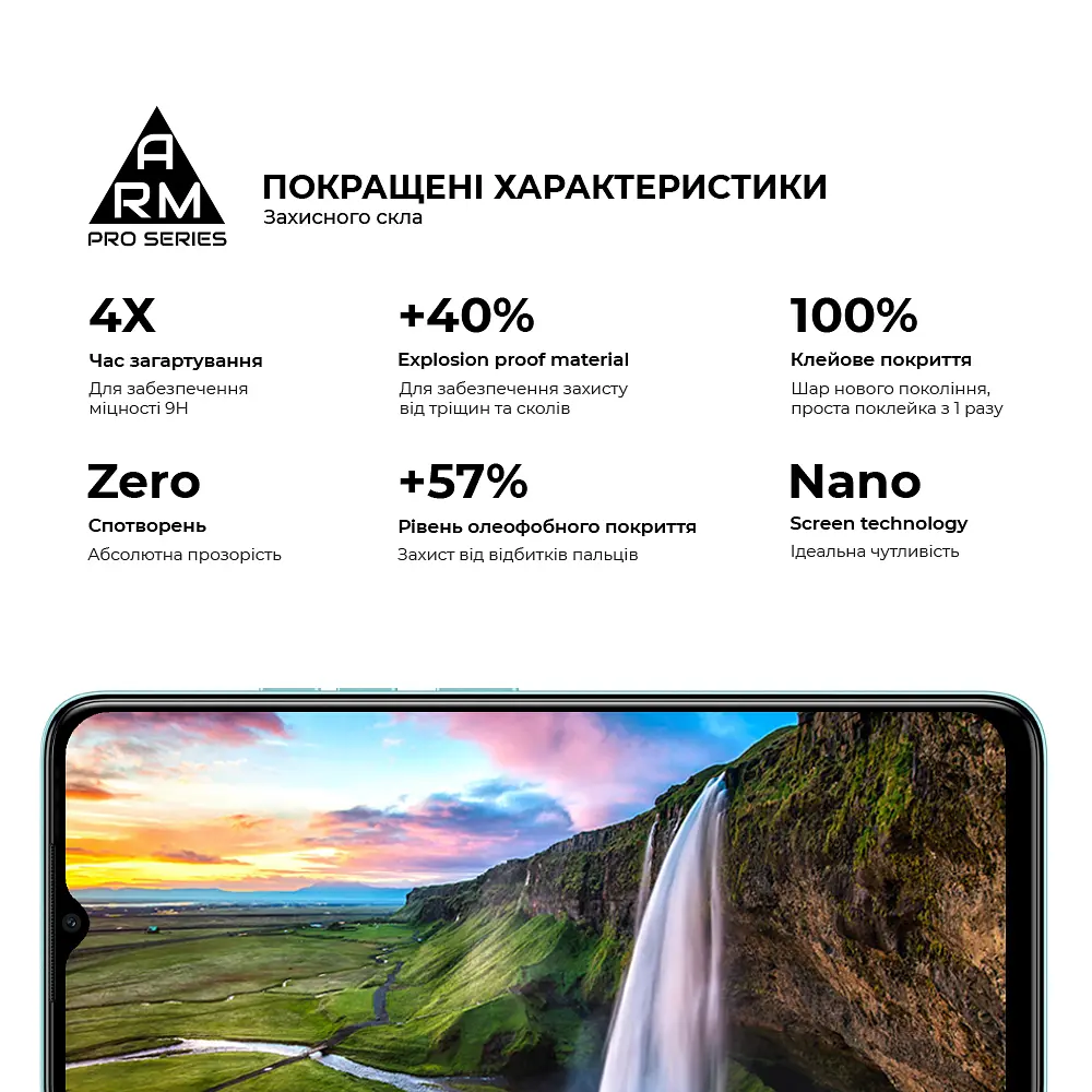 Захисне скло на TECNO Spark 9 Pro (KH7n)/Go 2023 (BF7)/10 4G (KI5q) Infinix Smart 7 (X6515)/7 HD (X6516) з олеофобним покриттям, Pro, повне проклеювання, антистатичний і пиловідштовхуючий шар, 9H, самоклеючеся, 2.5D, на весь екран, антистатичний клей - фото 5
