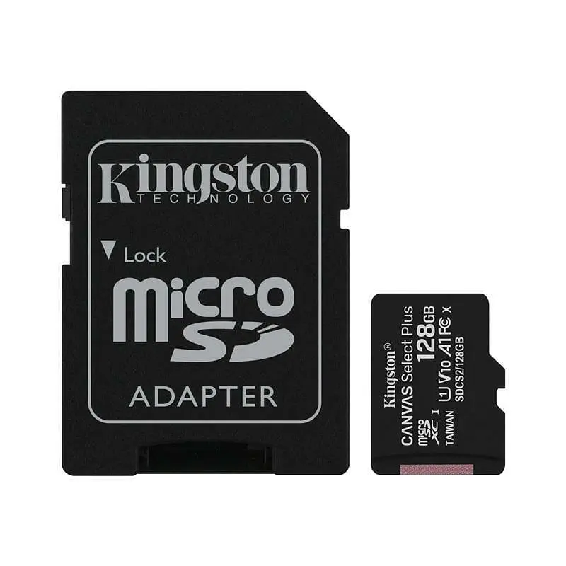 Карта памяти MicroSDXC 128GB UHS-I 10 Kingston Canvas Select Plus R100MB/s + SD-адаптер SDCS2/128GB - фото 2