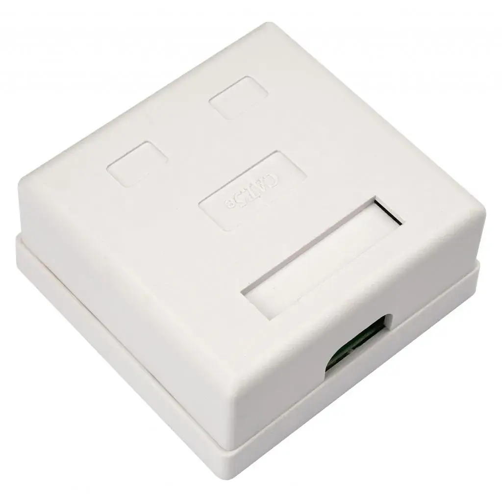 Комп'ютерна розетка RJ45x2 UTP cat.5e 8P8C Vinga (VCPRJ45O2) - фото 2