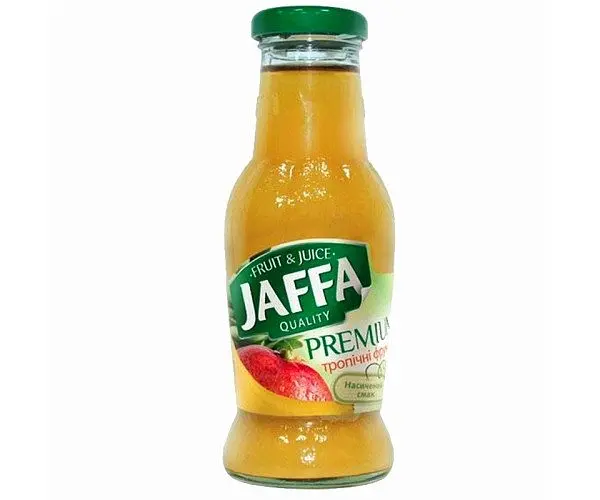 Jaffa Premium nectar, 0,25 л, Нектар натуральний Тропічні фрукти Джаффа, скло - фото 3