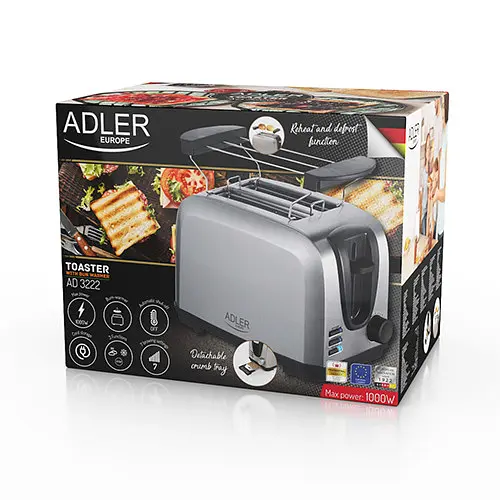 Тостер Adler AD 3222 - фото 10