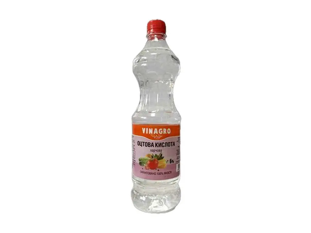 Оцет VINAGRO харчовий 6% 0,9л Пет