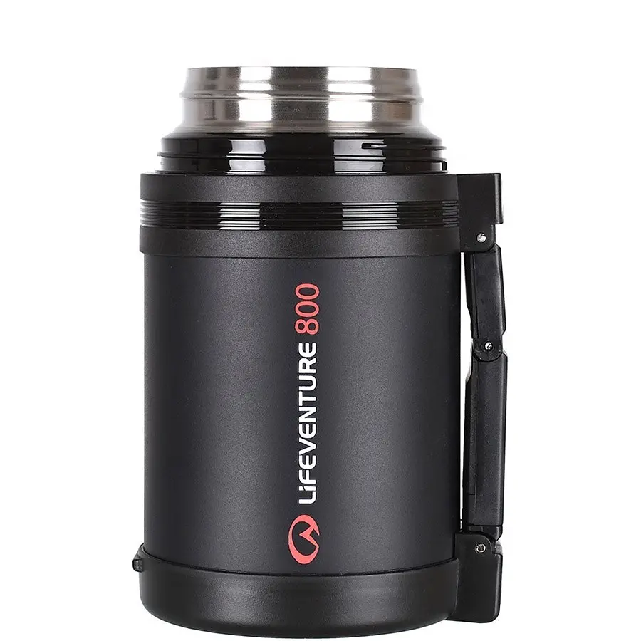 Термос Lifeventure Wide Mouth 0.8 L Черный - фото 2