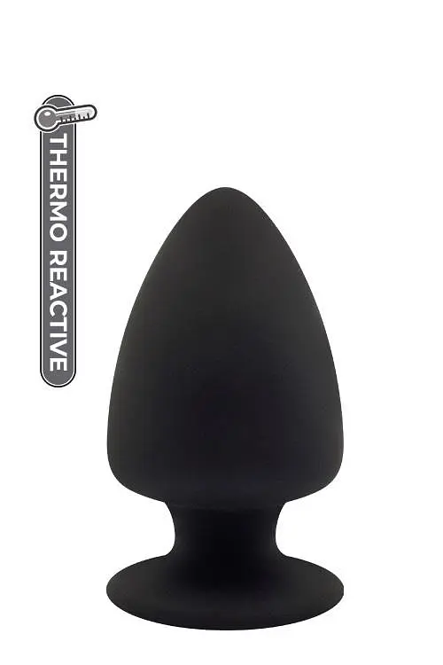 Анальная пробка Cheeky Love Premium Silicone Plug M 11 см (черный) - фото 5
