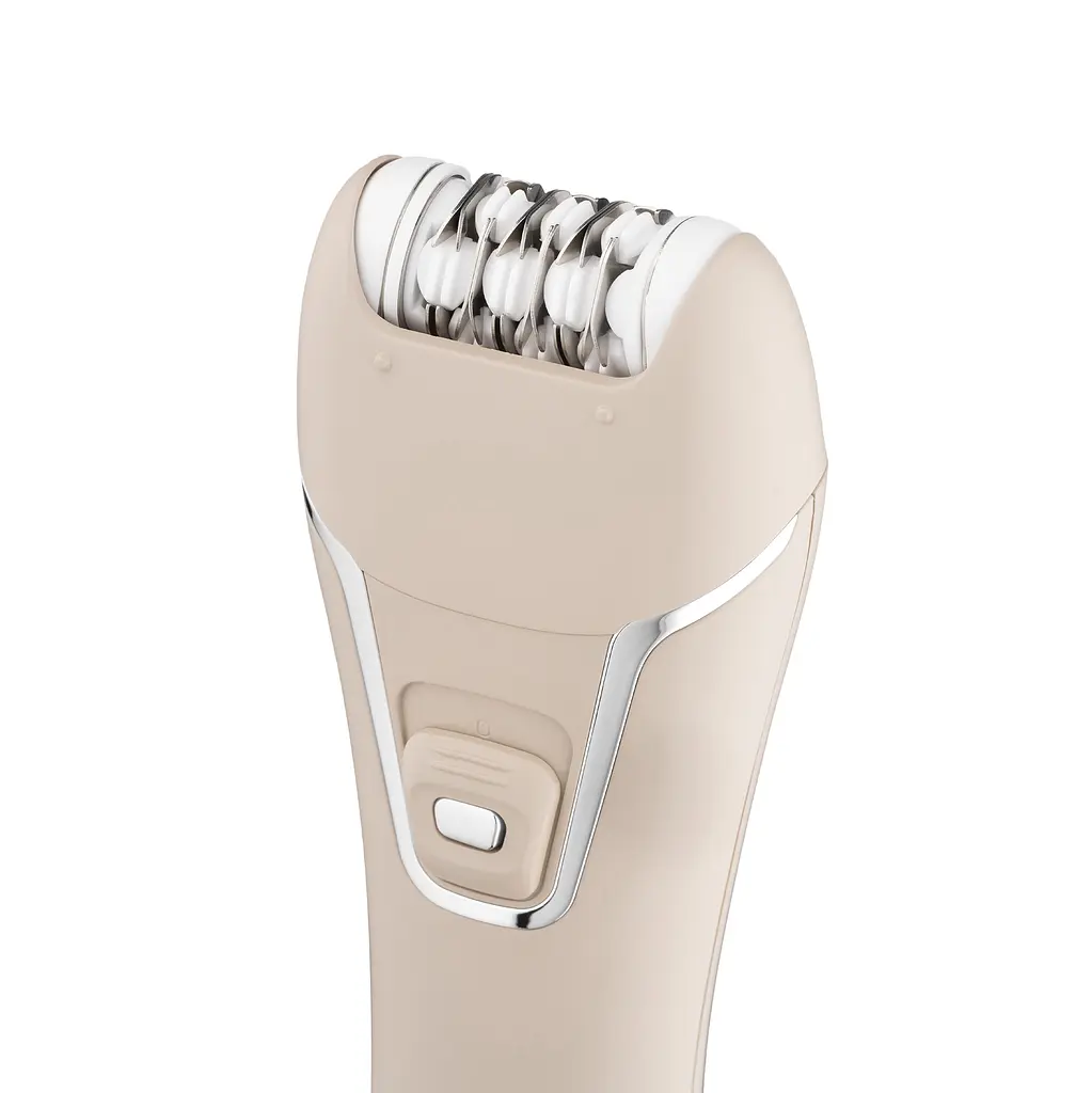 Ardesto Эпилятор 2в1 Pearl Cream LESH-Y700PERL, пинцетный, аккумул., пинцет.-18, сухой, насадок-2, бежевый - фото 6