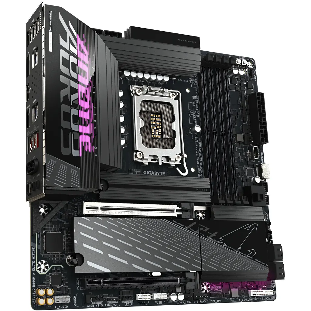 Материнська плата GIGABYTE B860M A ELITE WIFI6E (B860M AORUS ELITE WIFI6E) - фото 2