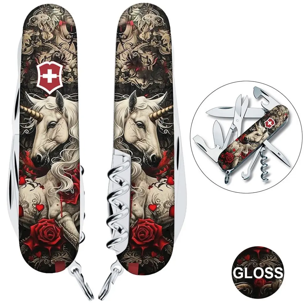 Складаний ніж Victorinox CLIMBER ZODIAC Чарівний эдиноріг 1.3703.7.Z5240pk - фото 2