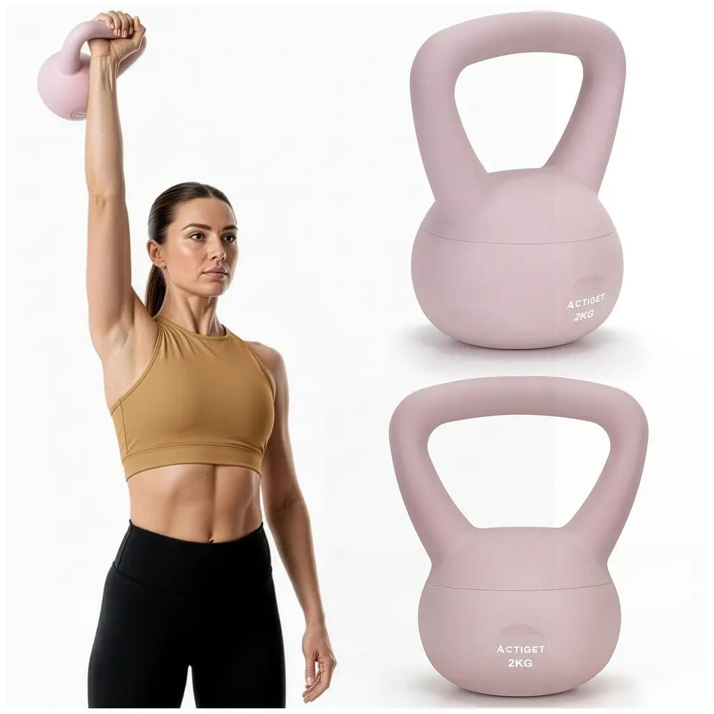 Гиря м'яка Actiget 2 кг для фітнесу ACT0062 Pink - фото 7