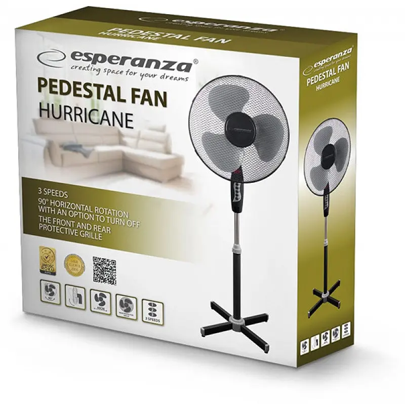 Вентилятор Esperanza EHF001WE Hurricane - фото 10