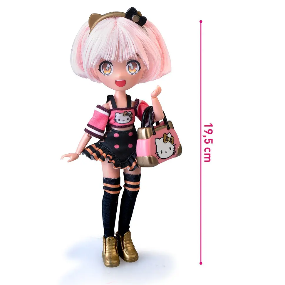 Дитяча лялька "Золота Роллер Діва" 4SF Manga Dolls HKTF1000 серії "Hello Kitty" - фото 3