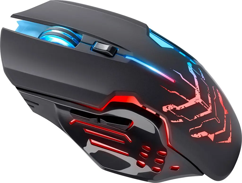Комп'ютерна мишка Defender Katana GM-511 бездротова ігрова 6кн. 3200 dpi. 400 mAh чорна (52511) - фото 6