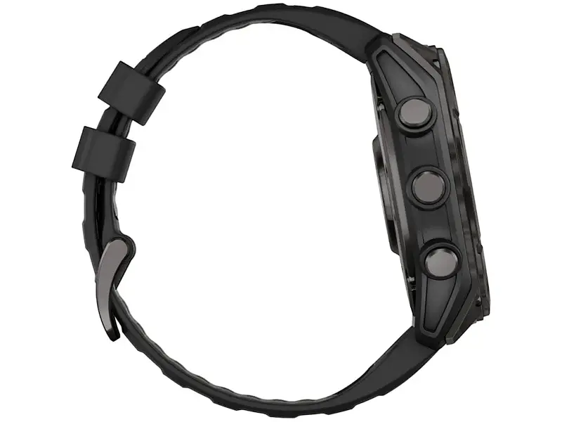 Спортивний годинник Garmin Fenix 8 51mm AMOLED Sapphire Carbon Gray DLC Titanium w. Black/Pebble Gray S. Band (010-02905-20/21) - фото 4