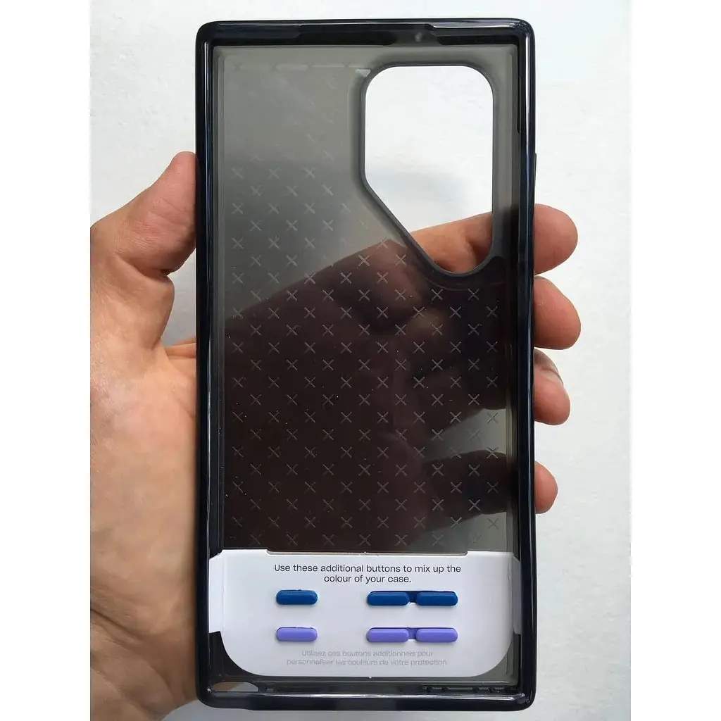 Оригинальный противоударный чехол Tech21 Evo Check для Samsung Galaxy S23 Ultra (6.8") Black (T21-10102) - фото 6