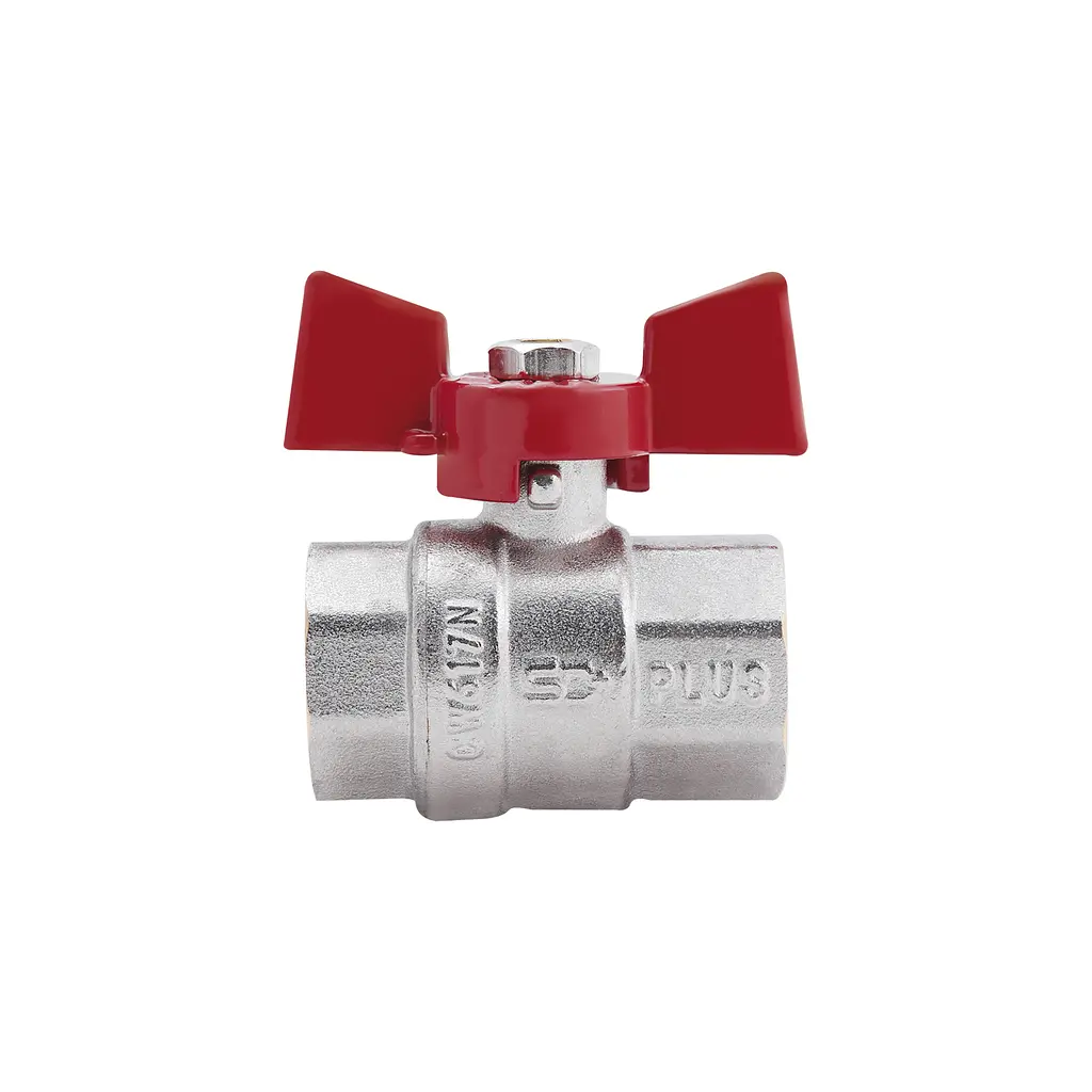 Кран кульовий SD Plus 1/2" ВР для води (метелик) SD602NW15PN40 - фото 3
