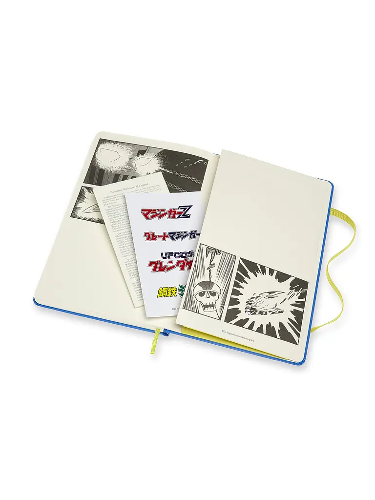 Записник Moleskine Go Nagai Super Robot середній, Лінійка Синій (LEGNQP060A) - фото 5