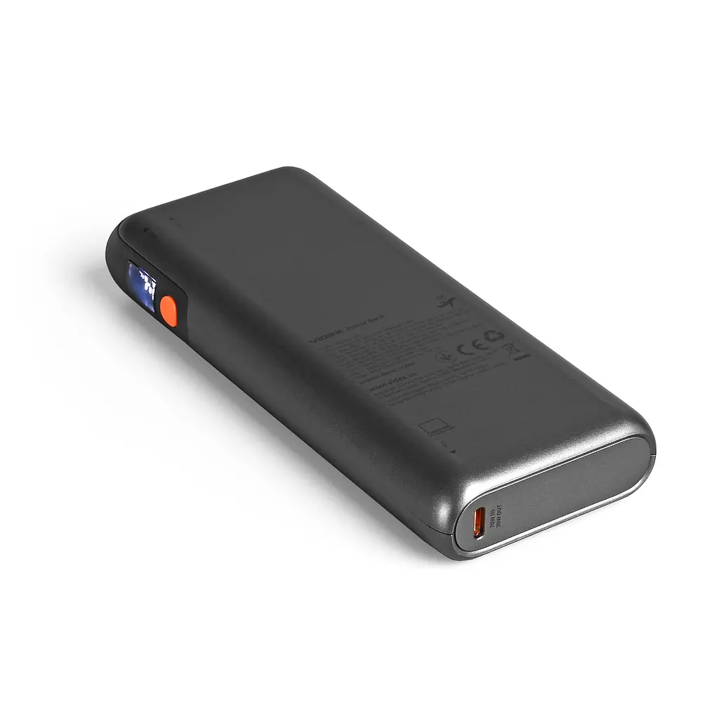 Павербанк 20000mAh VIDEX VPB-202C 75W Black VIDEX (28501-000) - фото 6