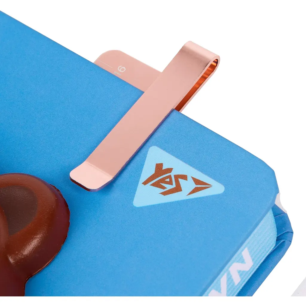 Линейка-закладка Yes Rose Gold металлическая 16 см (370537) - фото 6