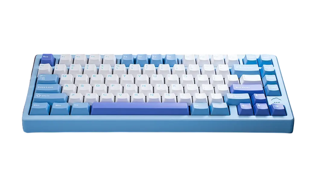 Клавіатура Wobkey Rainy 75 Pro Electro Blue (PR75CBlu) - фото 3