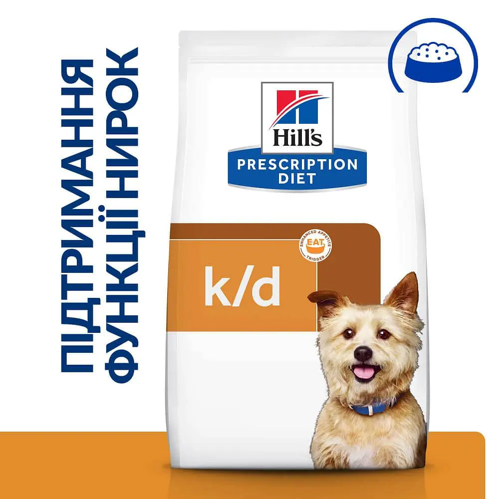 Сухой корм Hill’s Prescription Diet k/d для собак для поддержания функции почек с курицей 2 кг - фото 2