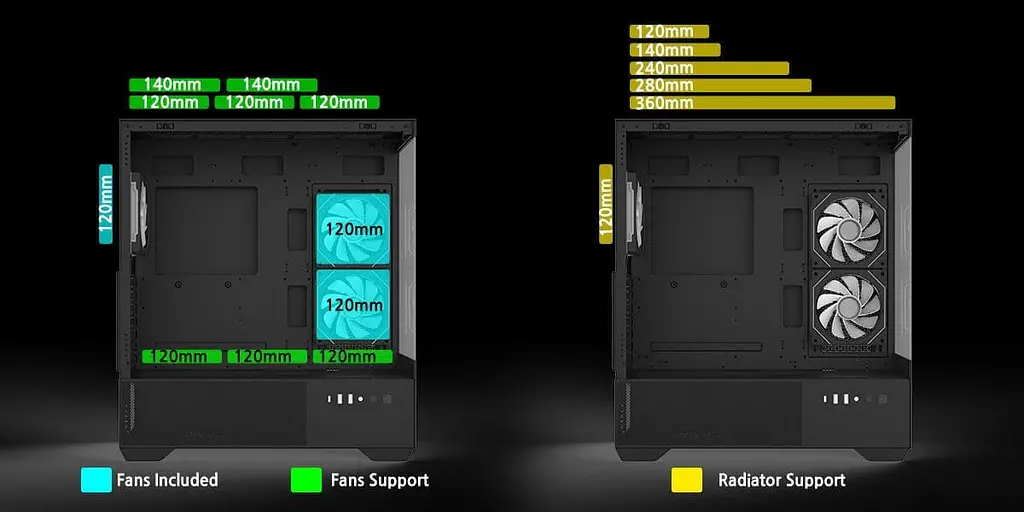 Корпус Zalman Chronix V2 Tempered Glass без БЖ Black (CHRONIXV2BLACK) - фото 4