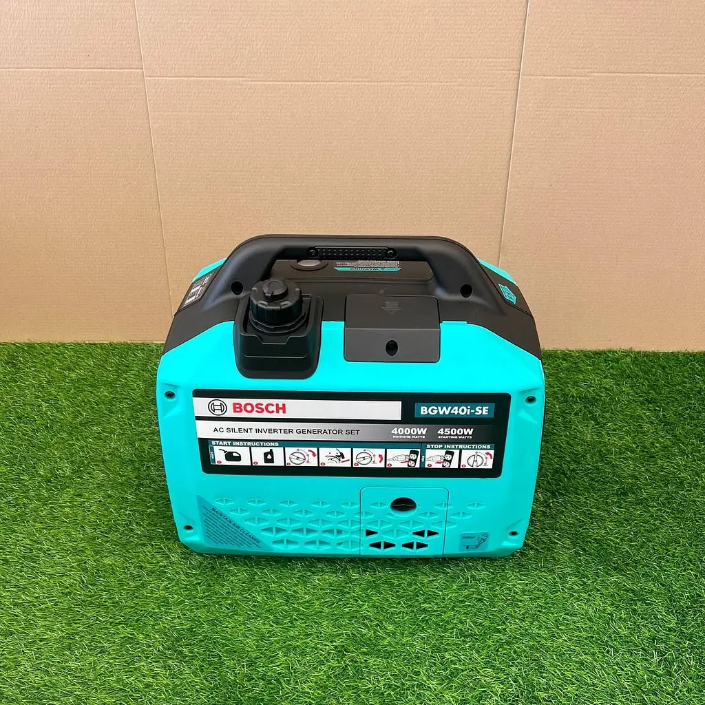 Інверторний бензиновий генератор Bosch BGW40i-SE 4.0/4.5 кВт, 220В, Дисплей +Електростартер - фото 3