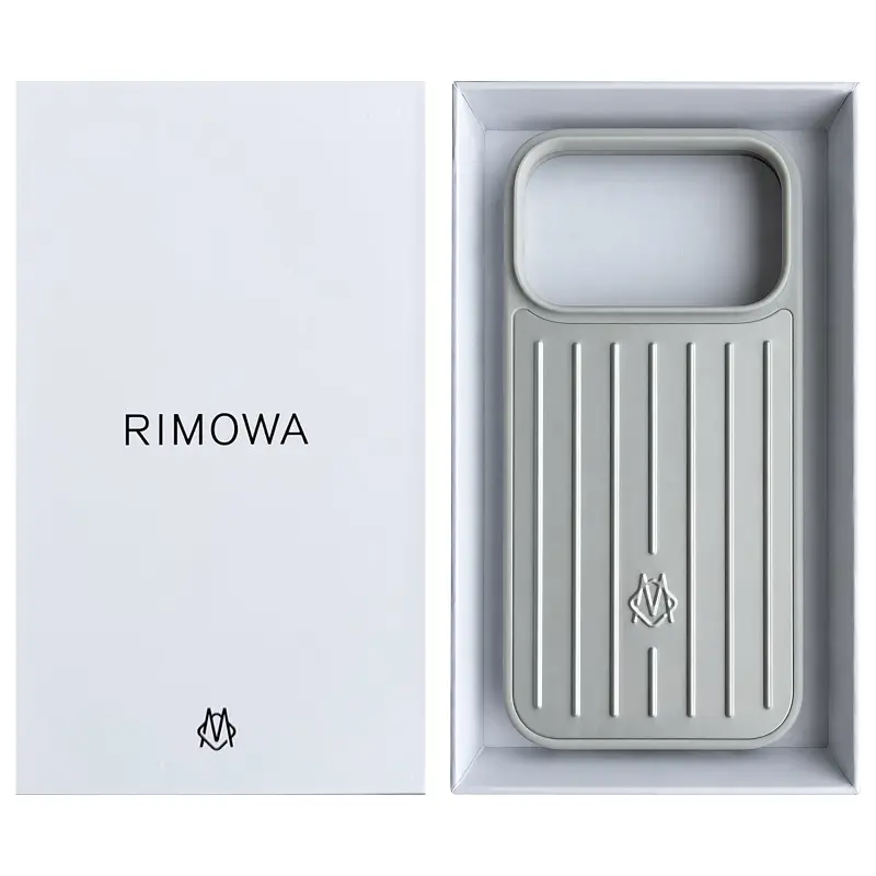 Чохол TPU+Metal Rimowa Style (AAA) для Apple iPhone 17 Pro Max / 18 Pro Max (6.9") Silver - фото 3