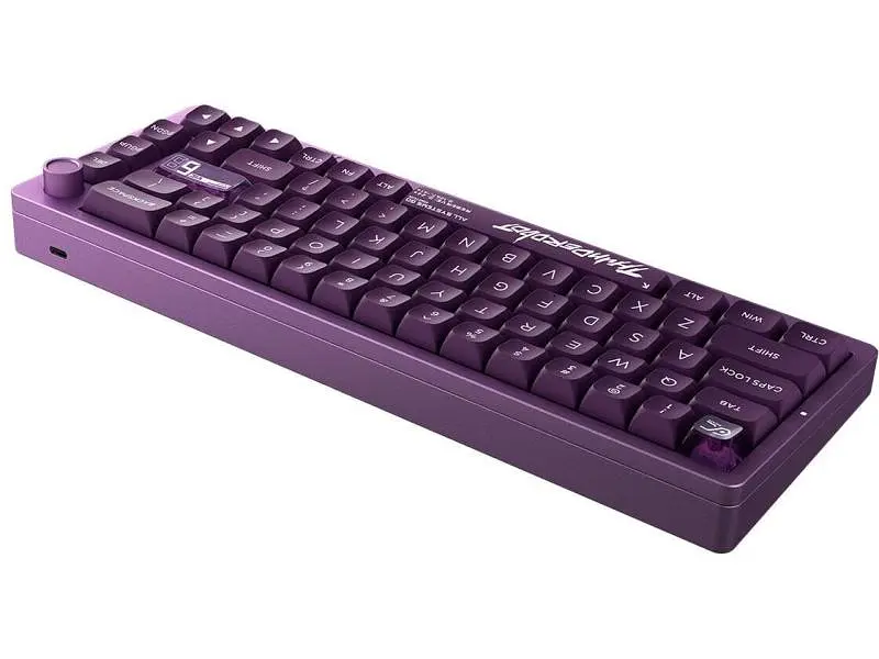 Клавіатура Thunderobot VIC68 Gateron Magnetic Jade Purple (6932066317201) - фото 5