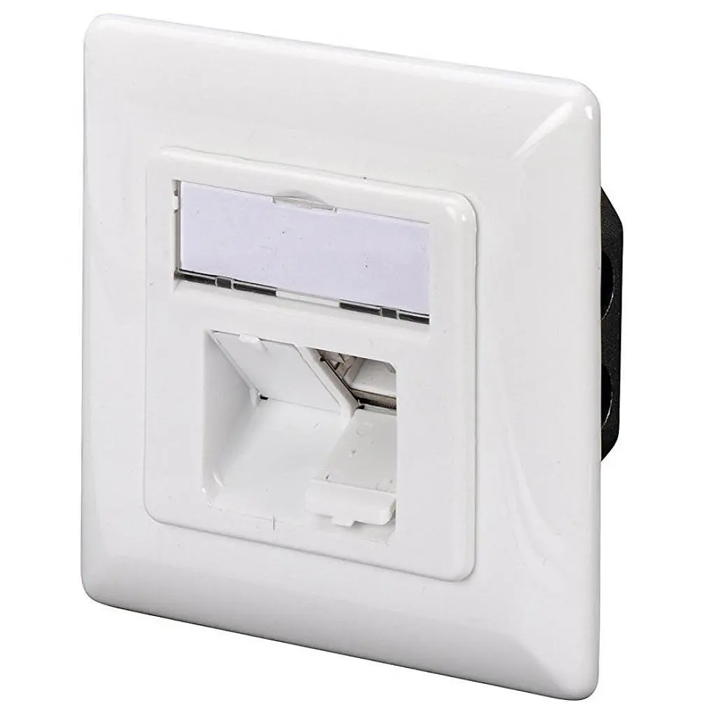 Комп'ютерна розетка Digitus 2xRJ45 STP, cat. 6, для відкритої проводки (DN-9006-N) - фото 2