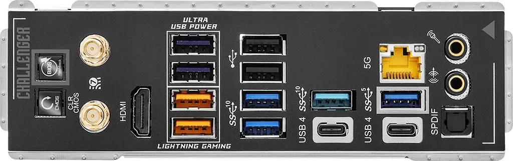 Материнська плата ASRock X870E CHALLENGER WIFI (X870E CHALLENGER WIFI) (Socket AM5, AMD X870E, ATX) - фото 6