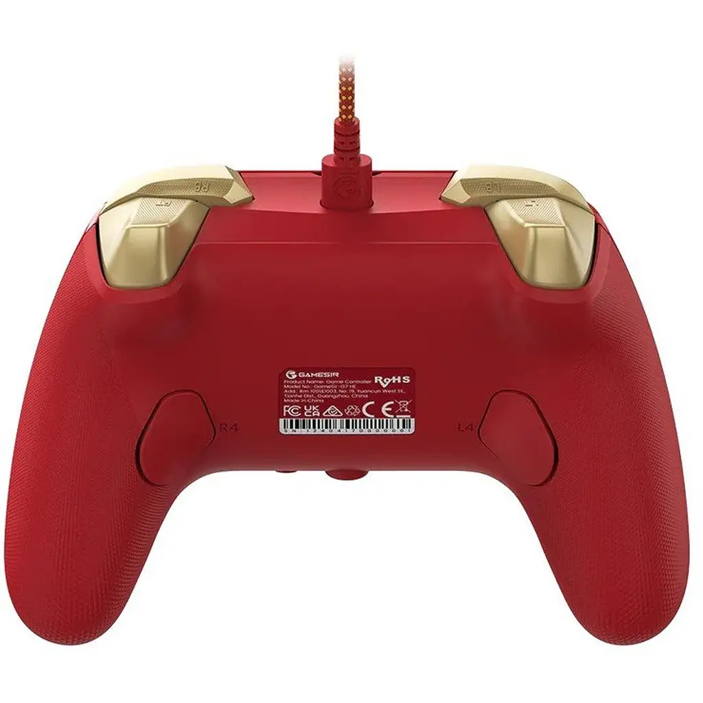Геймпад XiaoJi GameSir G7 Wired Iron Man Edition - фото 3