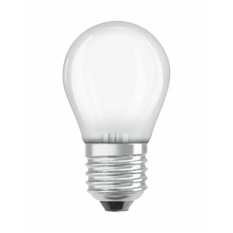 Лампочка Osram LEDPCLP40D 5W/827 230VGLFR E27 10X1 (4058075438897)