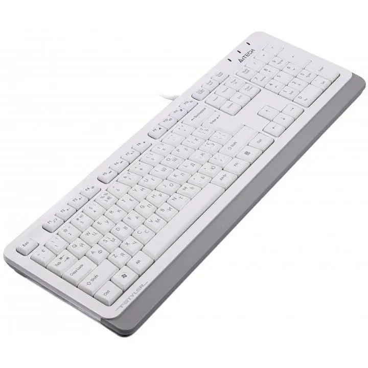 Клавіатура дротова A4Tech Fstyler FKS10 White - фото 3