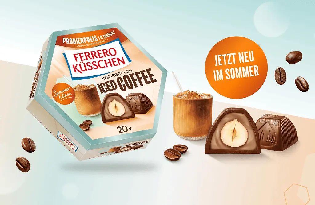 Шоколадні цукерки Ferrero Küsschen Iced Coffee 190г - фото 4