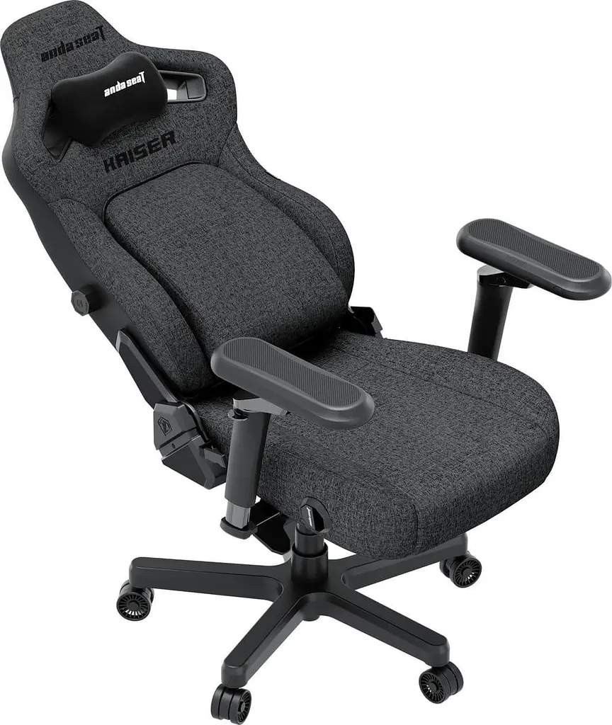 Ігрове крісло Anda Seat Kaiser 4 V2 Size XL Dark Gray Fabric (AD12YDDC-XLL-20-GB-CF-03) - фото 4