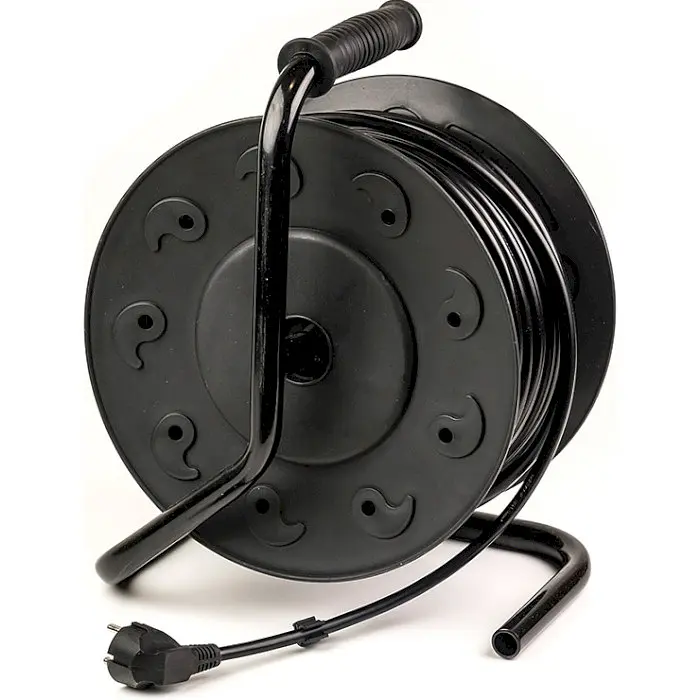 Сетевой фильтр PowerPlant JY-2002/50 4 розетки, 50 м, чорний/жовтий (PPRA10M500S4) - фото 3