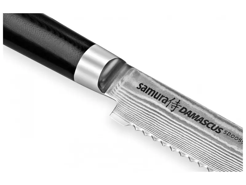 Кухонний ніж SAMURA Damascus для хліба 230 мм (SD-0055) - фото 3
