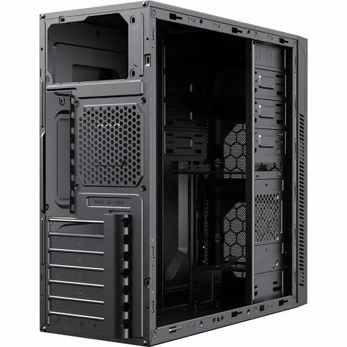 Корпус GameMax MT525-2U3TYC Black без БЖ Mid Tower ATX / Micro ATX / Mini ITX 2хUSB 3.0 Type-C 3x120mm 417x200x425 мм (MT525-2U3TYC-3FAN) - фото 5