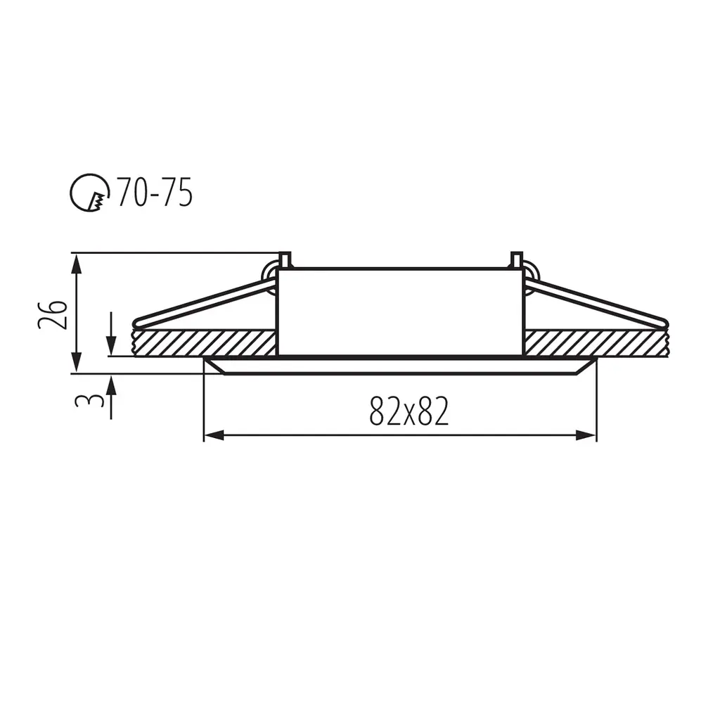Точечный светильник Kanlux EVIT CT-DTL50-AL (18560) - фото 5