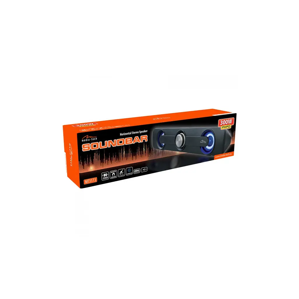 Акустична система Media-Tech 5W Black (MT3173) - фото 3