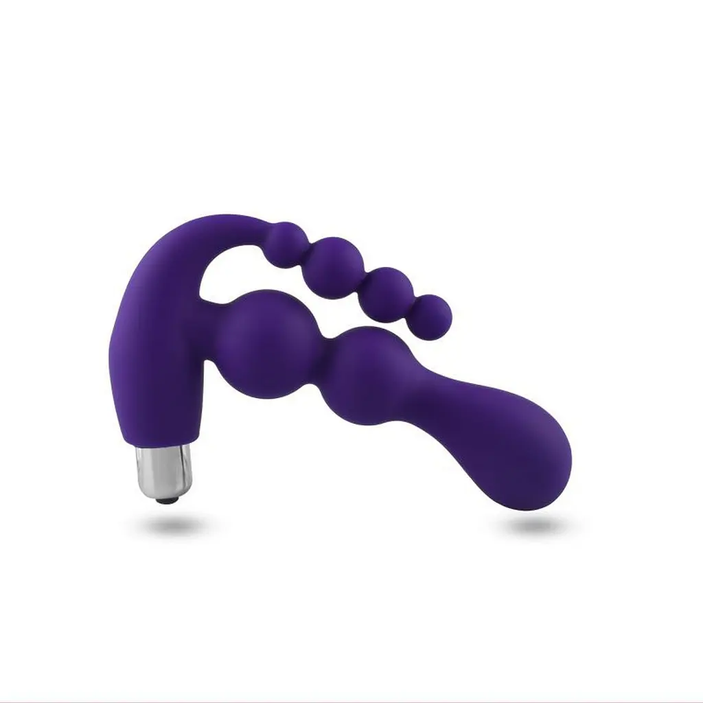 Анальна пробка Toyz4lovers Double Pleaser, 15.5 см (фіолетовий) - фото 4