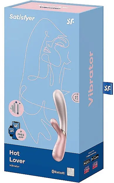 Вібратор-кролик Satisfyer Hot Lover 20 см рожевий - фото 4