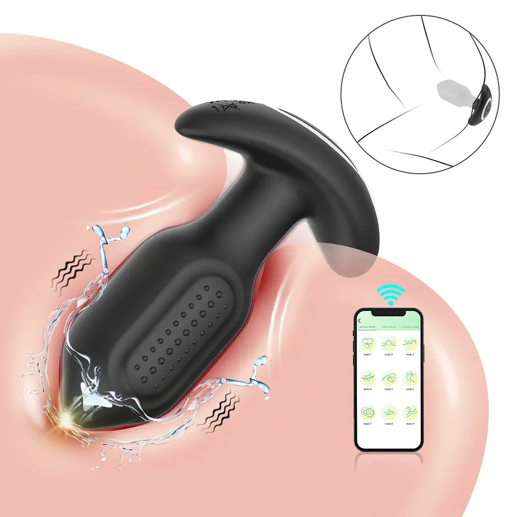 Анальна пробка з вібро Bliss APP - Vibrating Anal Plug Boss Series 26-00193APP 103417 - фото 6