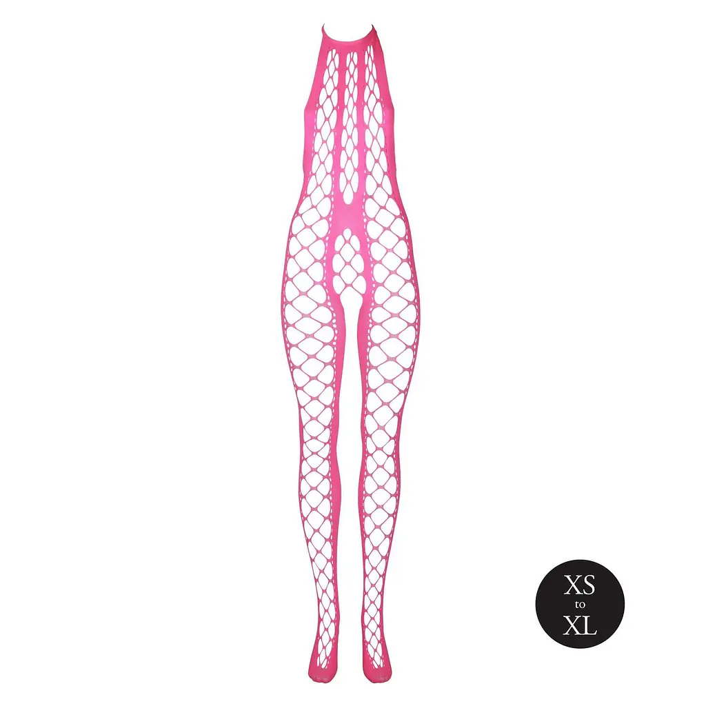 Бодістокінг Ouch! Bodystocking With Halterneck Pink, XS/XL - фото 6