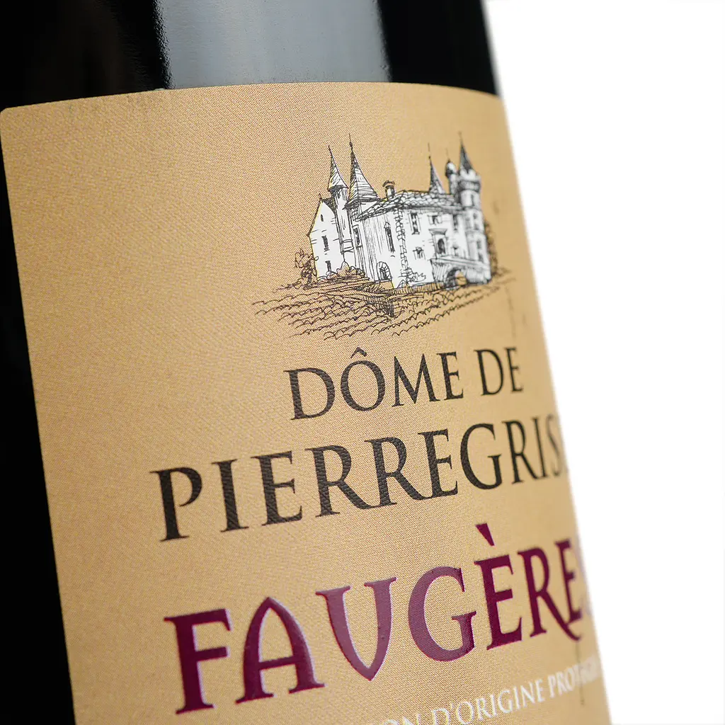 Вино Dome de Pierregrise Rouge 2020 AOP Faugeres, красное, сухое, 0.75 л - фото 5