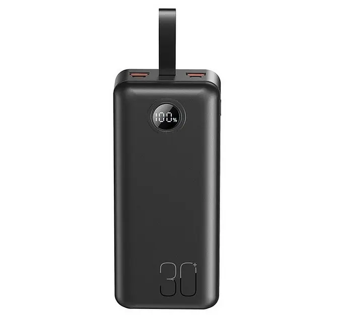 Акумулятор зовнішній - Портативна батарея XO PR240 30000 mAh 20W з лампою - фото 2